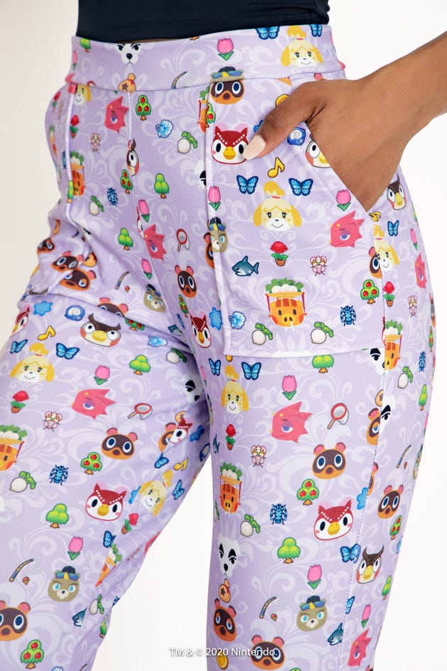 Animal Crossing Filigree Cuffed Pants