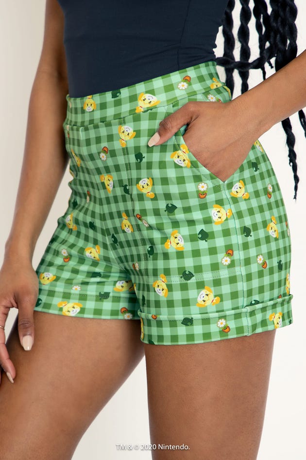 Isabelle Gingham Cuffed Shorts