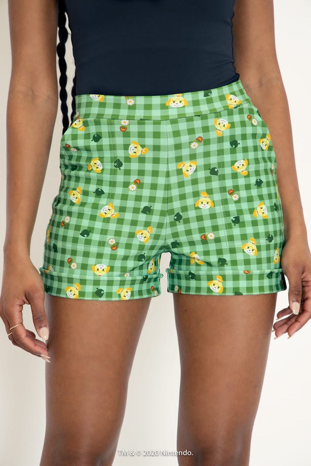 Isabelle Gingham Cuffed Shorts - Limited