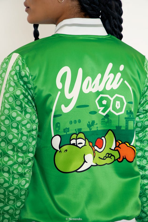 Yoshi Shiny Bomber Jacket