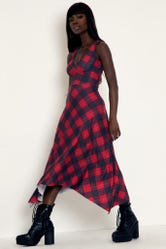 Tartan Scarlet Grunge Dress
