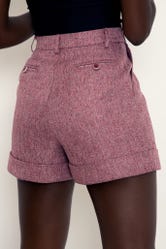 Tweed Pink Shorts