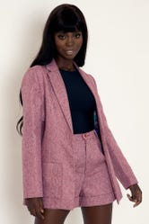 Tweed Pink Blazer