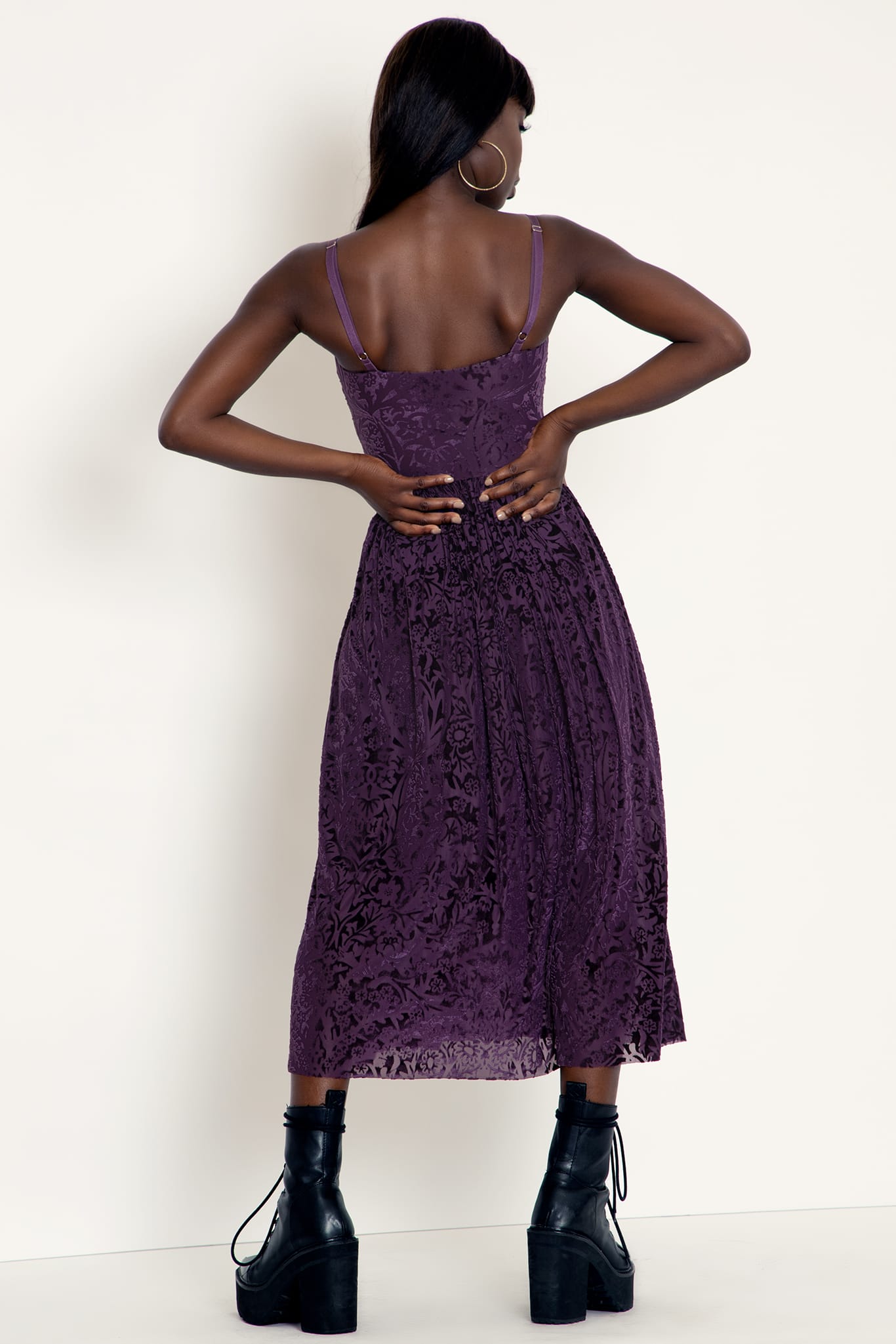 Halcyeen Purple Velvet Wrap Dress | Best Price and Reviews | Zulily