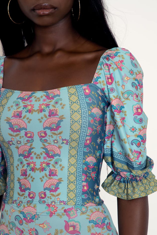Paisley Fields Bluebell Top