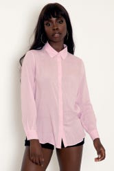 Baby Pink Button Me Up Shirt