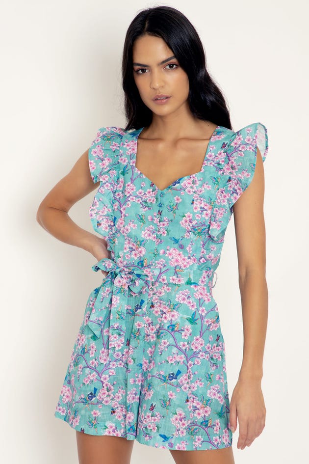 Bottom Of The Garden Picnic Playsuit - Limited