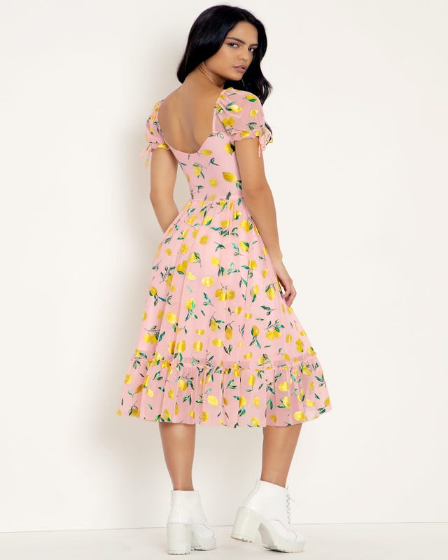 Pink Lemonade Tea Party Dress - Limited