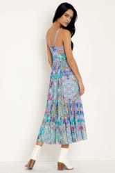 Crystal Magic Sheer Midaxi Dress
