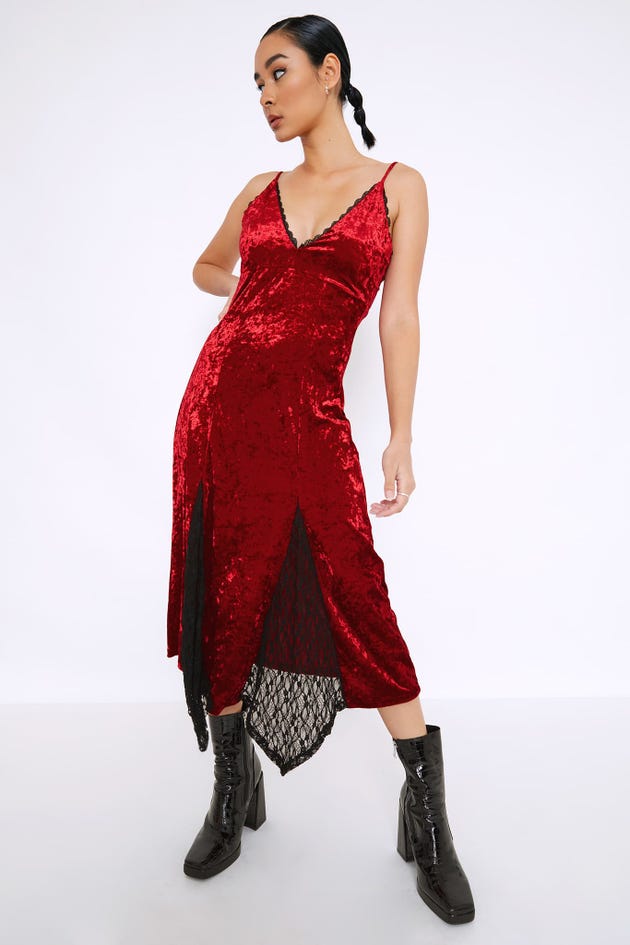 Blood Pact Crushed Velvet Dress - Limited