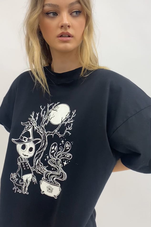 Conjuring Cuteness Oversized Tee - Limited