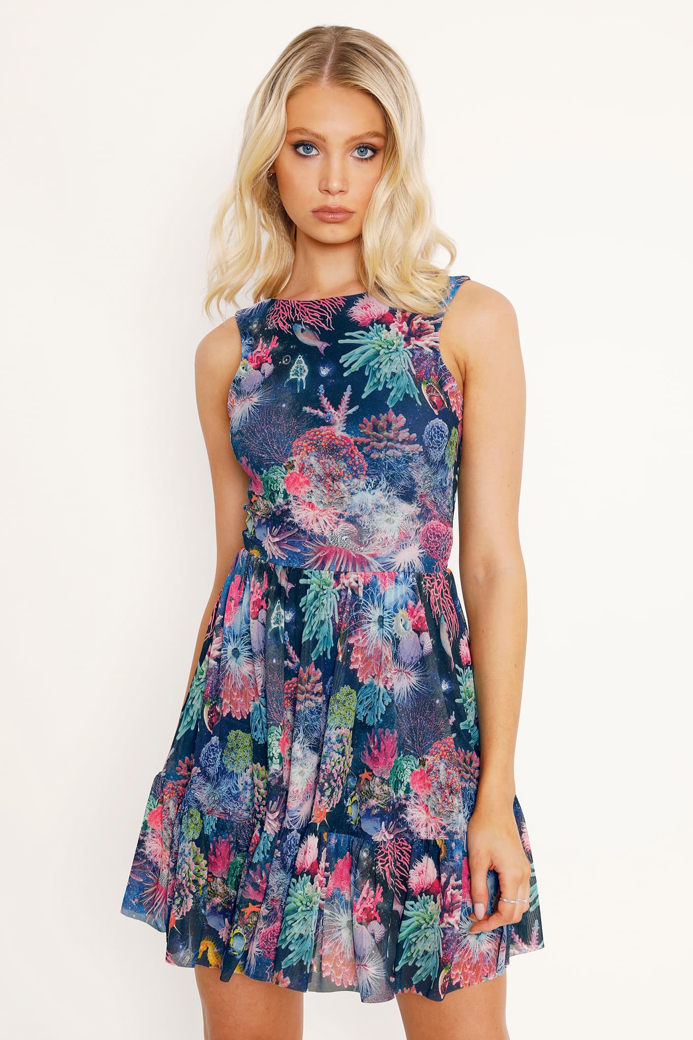 Friends Not Anemones Bow Back Dress - Limited
