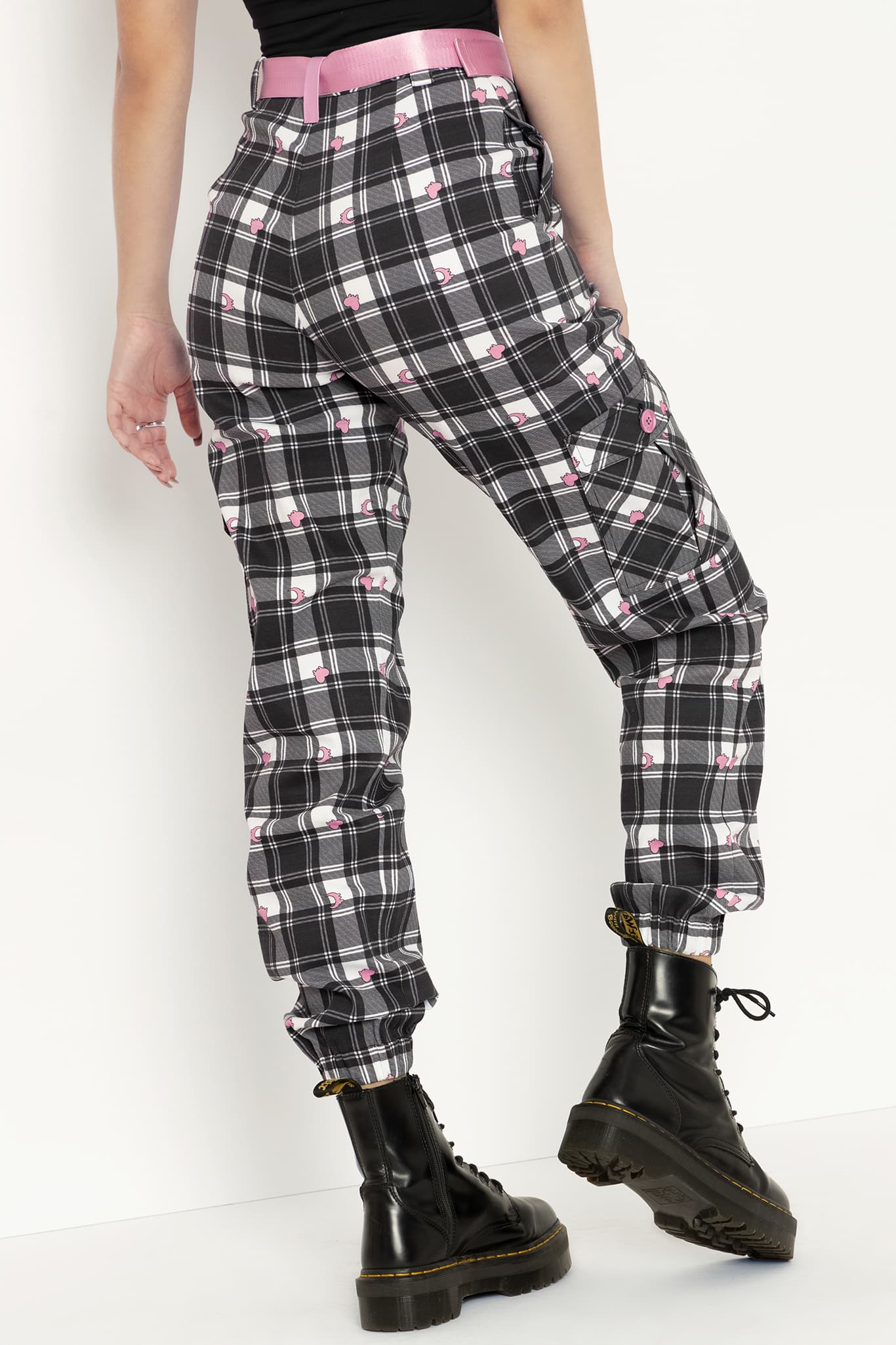 Tartan Heart Cargo Pants - Limited