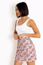 My Melody Strawberry Fields Pocket Mini Skirt