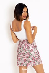 My Melody Strawberry Fields Pocket Mini Skirt