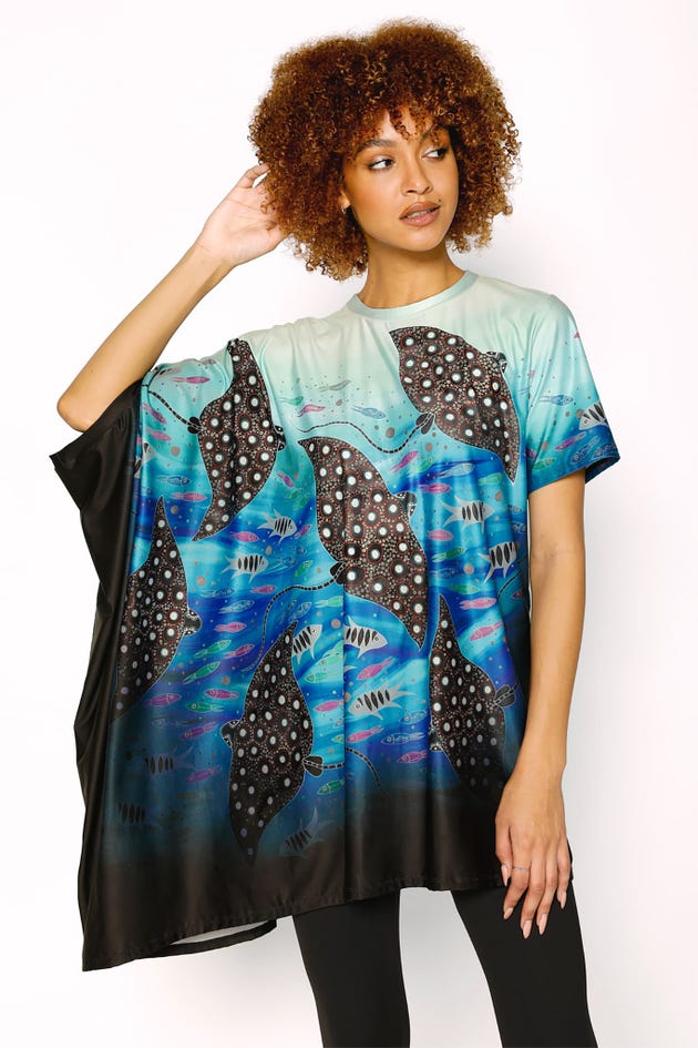 Spotted Eagle Rays Super Drape Top - Limited