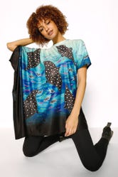 Spotted Eagle Rays Super Drape Top - Limited