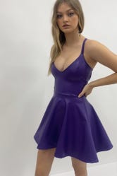 Dark Magic Purple Mini Dress