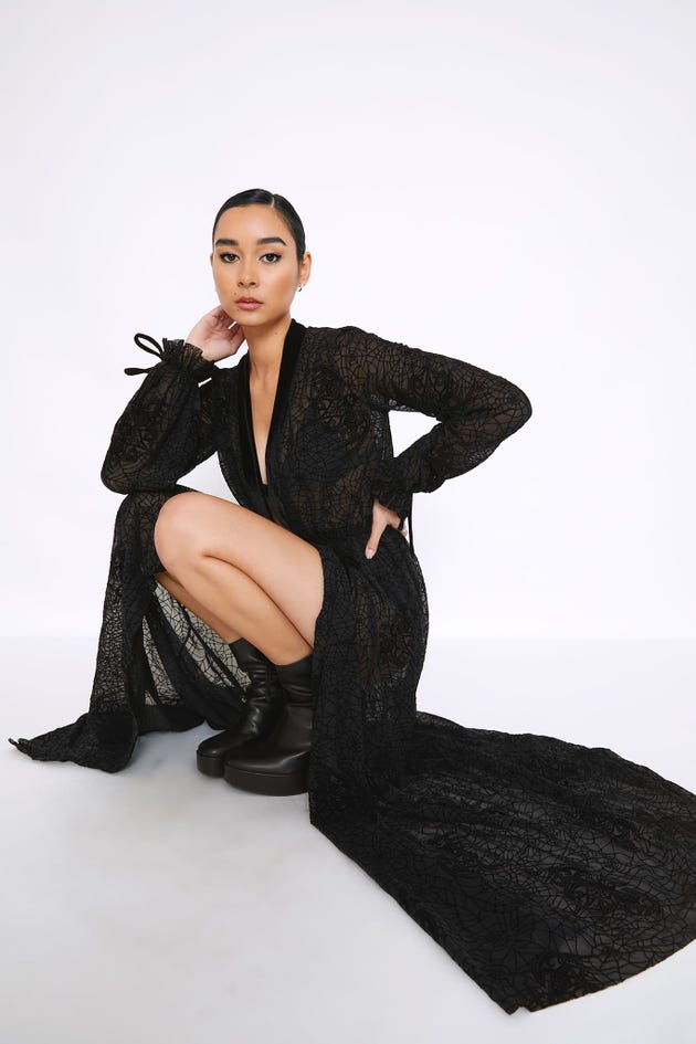 Webs And Wings Maxi Robe - Limited