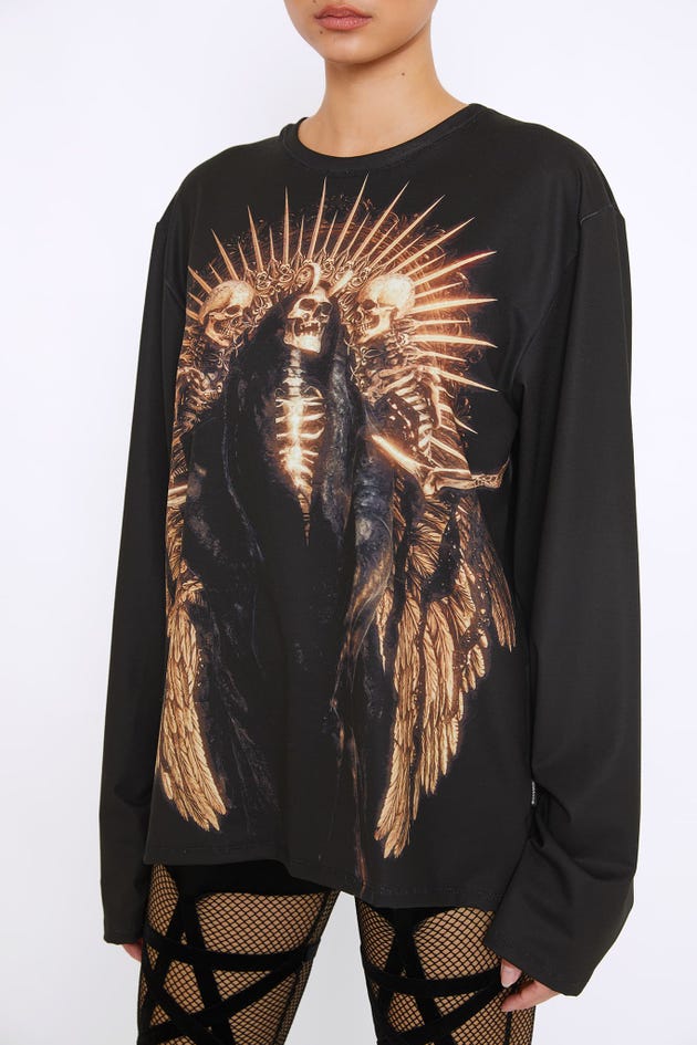 Lady Of Shadows Long Sleeve Oversized BFT - Limited