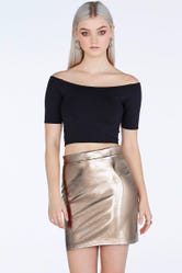 Rose Gold Dreams Mini Skirt