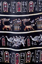 Tutankhamun Hunting Reversible Longline Dress