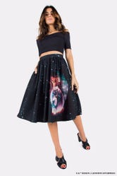 Crystal Ball Pocket Midi Skirt