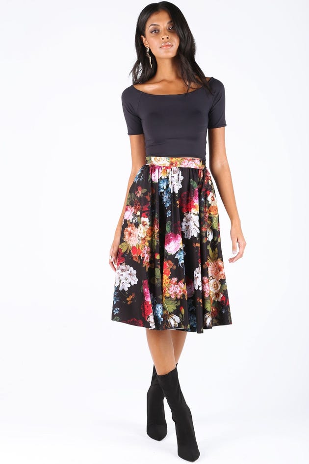 Van Dael Vase Pocket Midi Skirt