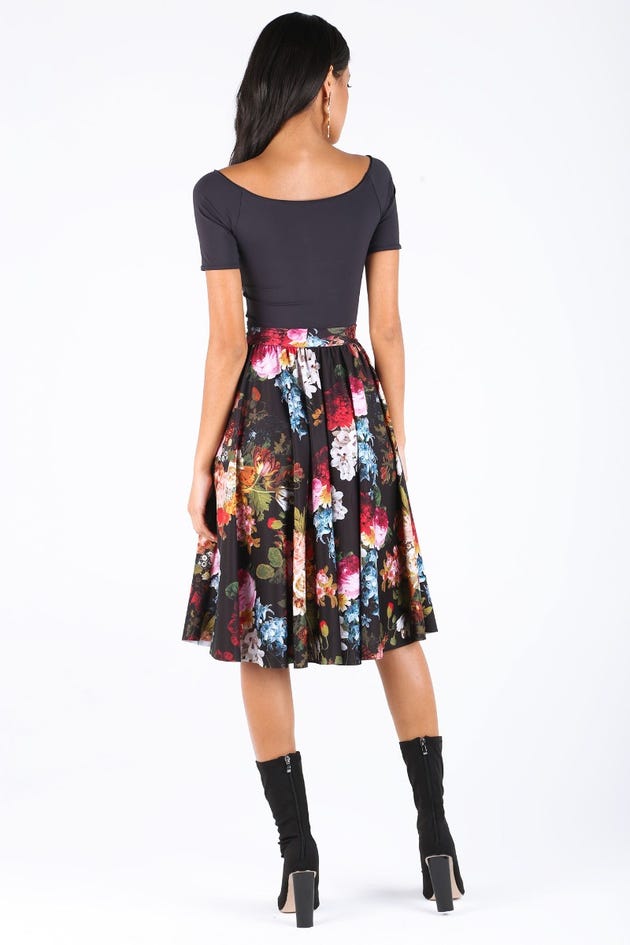 Van Dael Vase Pocket Midi Skirt - Limited