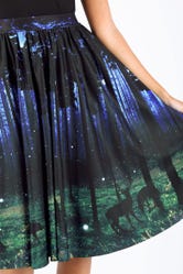 Shadow Orbs Pocket Midi Skirt