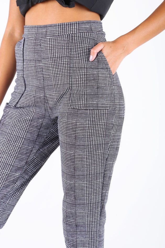 Tweed Mono Cuffed Pants - Limited