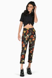 Deadly Flora Cuffed Pants