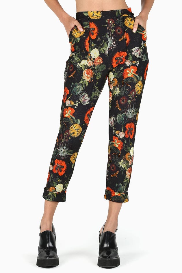Deadly Flora Cuffed Pants - Limited
