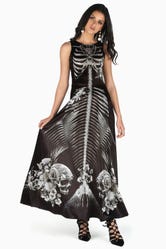 Magic Death Mermaid Velvet Princess Maxi Dress