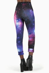 Galaxy Purple Cuffed Pants
