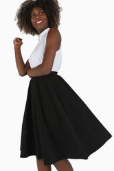 Classier Act Pocket Midi Skirt