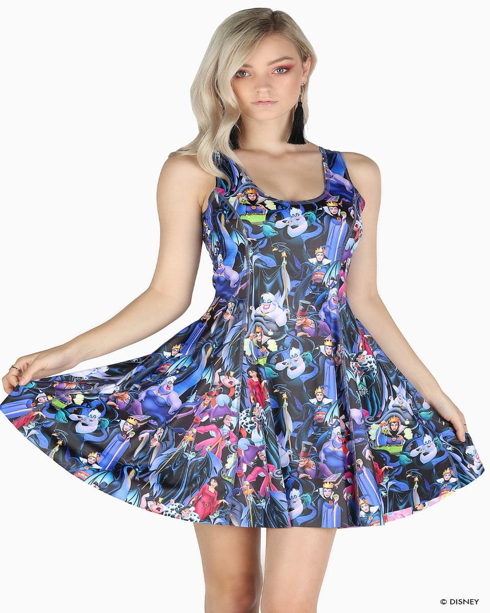 Disney Villains Vs Disney Princesses Inside Out Dress 2.0 - Limited
