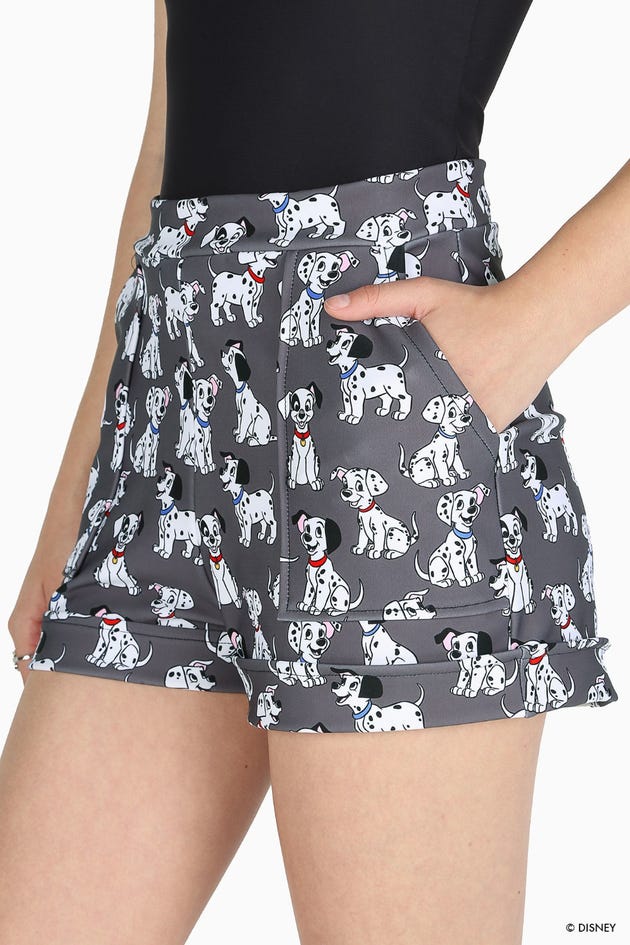 101 Dalmatian Cuffed Shorts
