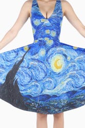 Starry Night Midi Marilyn Dress