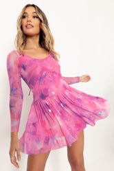 Butterfly Field Roller Dress