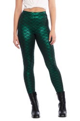 Mermaid Emerald High Waisted Leggings