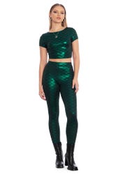 Mermaid Emerald High Waisted Leggings