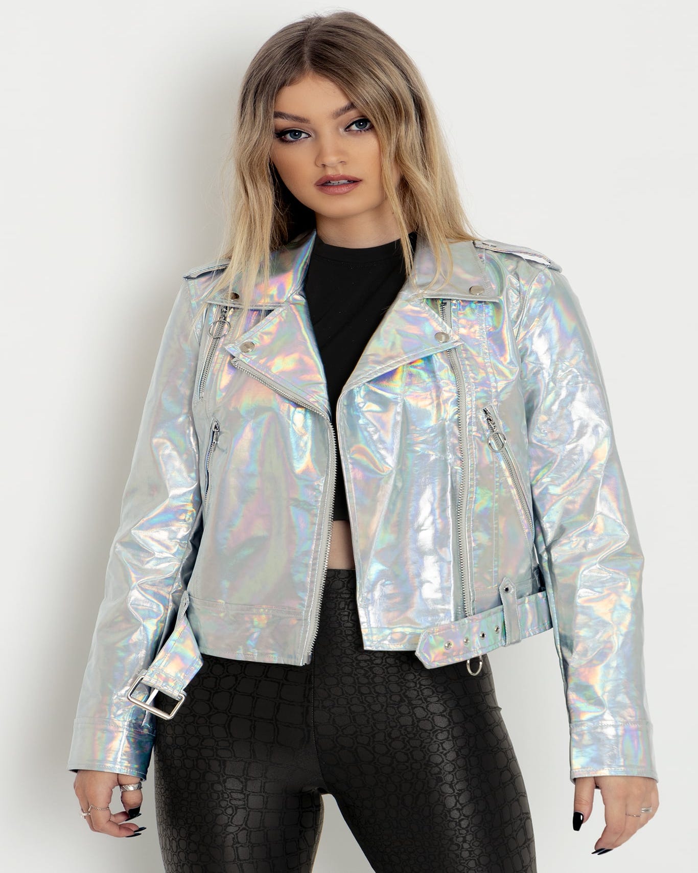 Force Field Holographic Moto Jacket (SECONDS) - Limited