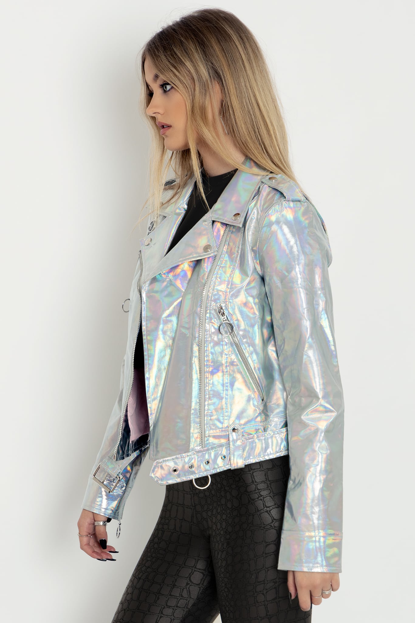 Holographic coat clearance forever 21