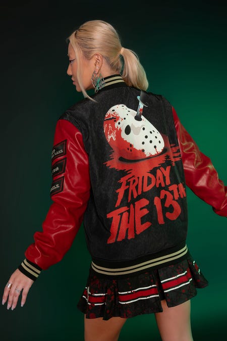 Friday The 13th Varsity Jacket