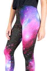 Galaxy Purple High Waisted Leggings