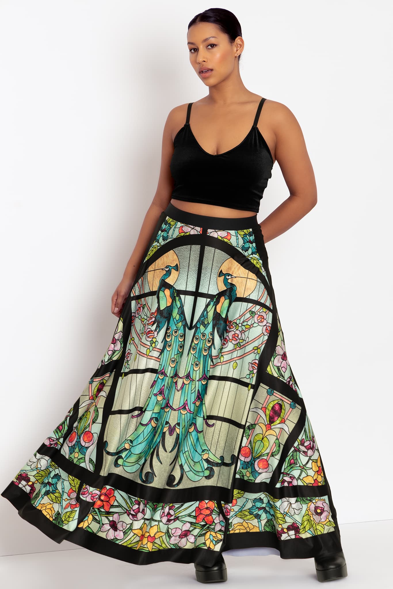 Glass Garden Maxi Skirt 2.0