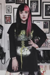 Heavy Mewtal Corset Tee Dress