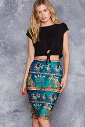 The Nile Midi Pencil Skirt