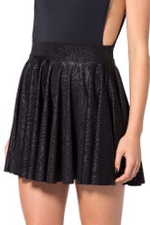 Black Wax Cheerleader Skirt